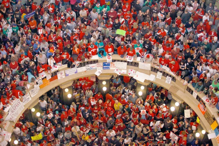 Wisconsin's appeals court reverses restoring collective bargaining